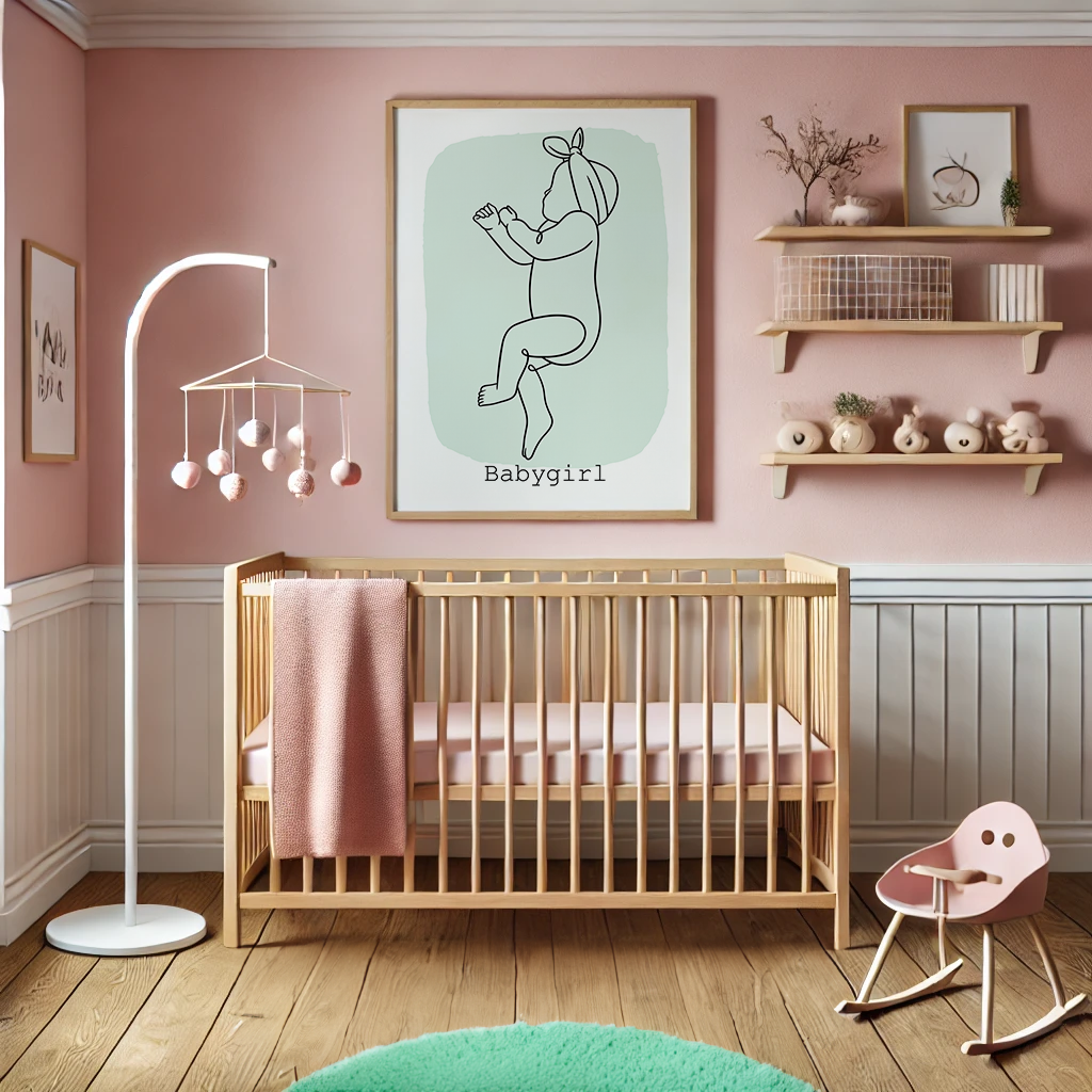 Unieke Schaaltekening van Baby Meisje – Xoo.nl