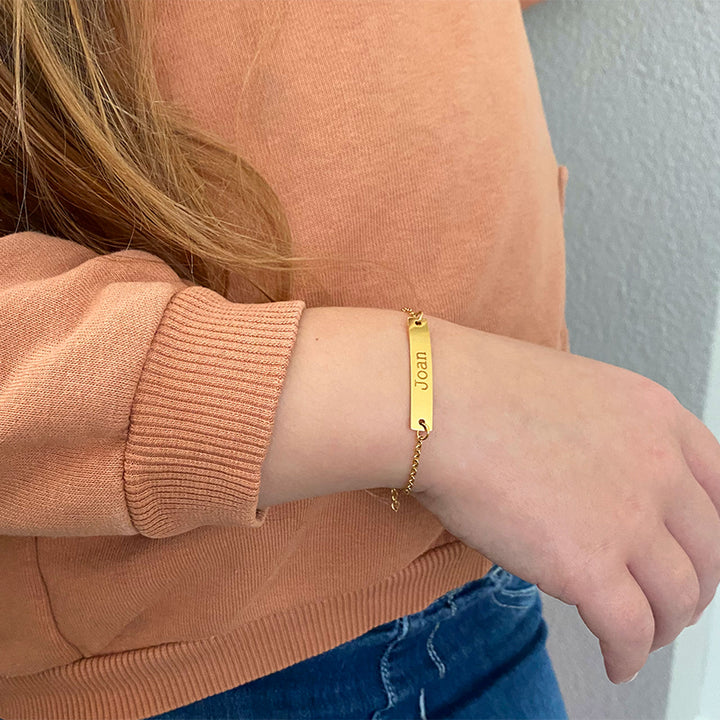 Dames armband met naam | gepersonaliseerd